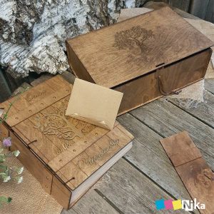 фотоальбомы и коробочки